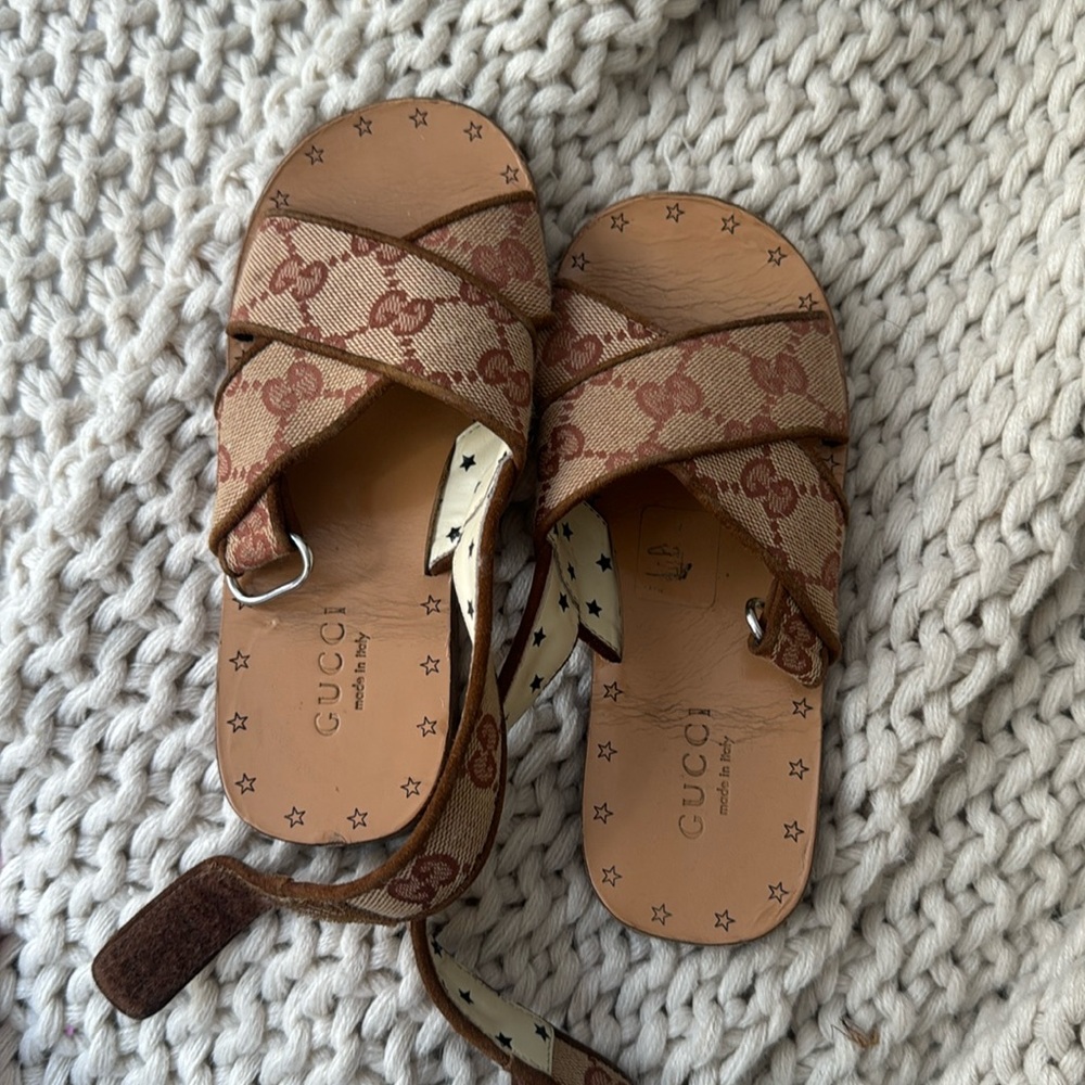 Kids Authentic Gucci Slides
